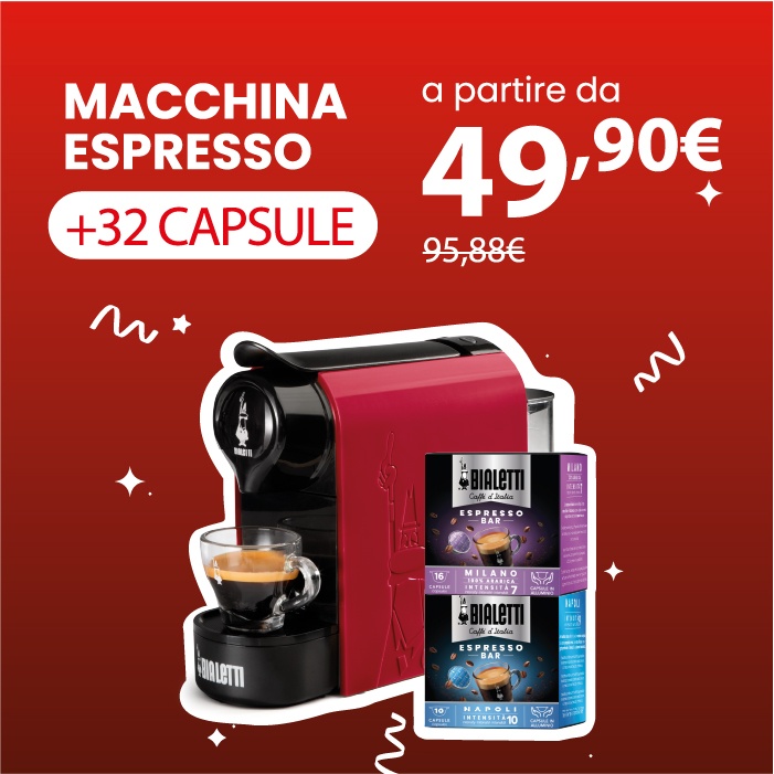 Macchina Espresso + 32 Capsule